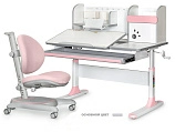 Детский комплект Mealux: стол Vancouver Multicolor + кресло Ortoback (BD-620 W/MC + Y-508)