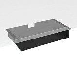 Металлическая подвесная полка под стол Ergostol Slot 0,45 м фото