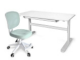 Комплект парта Ergokids Boston + кресло Ergokids Soft Air Lite (TH-210 Lite W + Y-240 Lite)