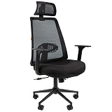 Офисное кресло Chairman 535 Black (ткань/сетка) фото