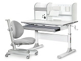 Комплект Mealux: парта Edmonton Multicolor + кресло Ortoback (BD-610 W/MC + Y-508)