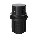 Выдвижная встраиваемая розетка Ergostol PowerUp, 3xEURO, 2xUSB (A+C), 1xWireless фото