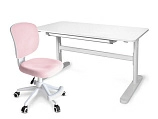 Комплект Ergokids: парта Boston + кресло Soft Air Lite (TH-210 Lite W + Y-240 Lite)