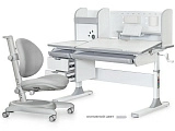 Комплект Mealux: стол Hamilton Multicolor + кресло Ortoback (BD-680 W/MC + Y-508)