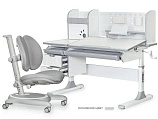 Комплект Mealux: стол Hamilton Multicolor + кресло Ortoback Duo (BD-680 W/MC + Y-510)