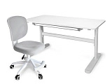 Комплект парта Ergokids Boston + кресло Ergokids Soft Air Lite (TH-210 Lite W + Y-240 Lite)