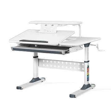 Детский стол Ergokids Aspen с полкой S-50