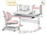 Детский комплект Mealux: стол Vancouver Multicolor + кресло Ortoback (BD-620 W/MC + Y-508)