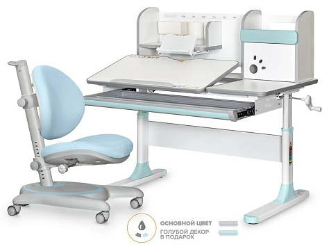 Комплект Ergokids: стол Vancouver + кресло Ortoback (BD-620 W/MC + Y-508)