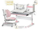 Детский комплект Mealux: стол Vancouver Multicolor + кресло Ortoback Duo (BD-620 W/MC + Y-510)