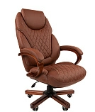 Офисное кресло Chairman 406 (экокожа) фото