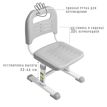 Комплект Anatomica Avgusta парта + стул