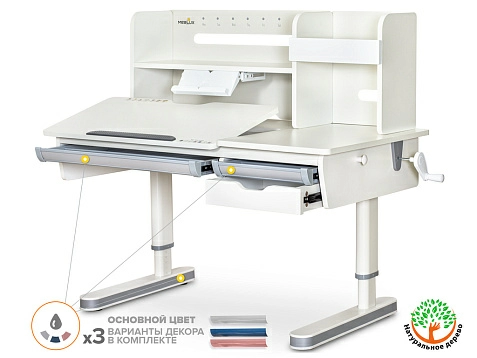 Детский стол Mealux Montreal-2 Multicolor (BD-670-2 MC с полкой)