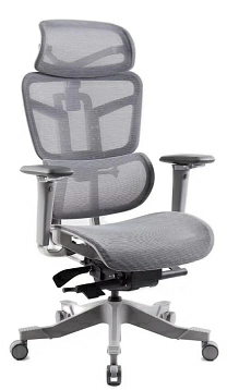 Офисное кресло Healthy Chair серое фото