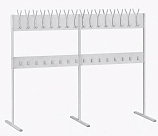 Вешалка напольная (гардеробная) на 32 крючка фото