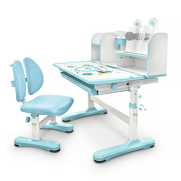 Детский комплект: парта и стульчик Ergokids Panda XL (BD-29)