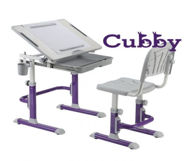 

Растущая детская парта со стульчиком Cubby Karo Фиолетовый