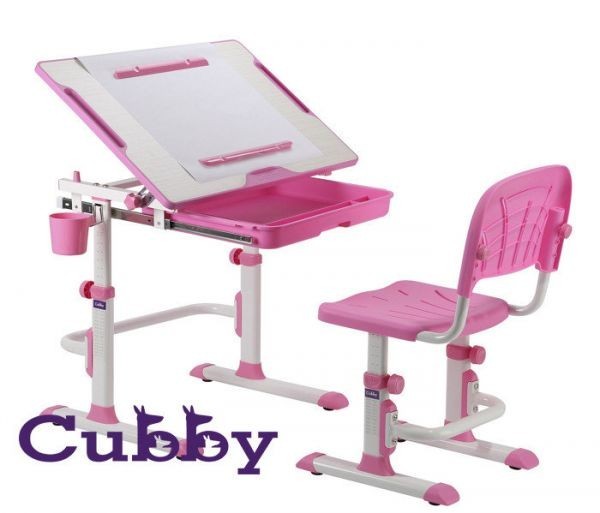 

Растущая детская парта со стульчиком Cubby Karo Розовый