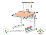 Детский стол Mealux Ergowood-L Multicolor Max Energy (BD-810 MC Energy+BD P17)