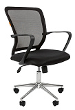 Офисное кресло Chairman 698 хром (ткань/сетка) фото