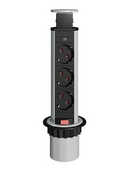 Выдвижная розетка (вертикальная) фото