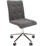 Офисное кресло Chairman 030 хром (велюр) фото