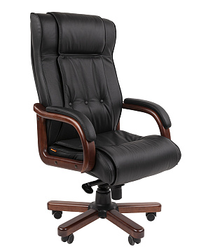 Офисное кресло Chairman 653 (натуральная кожа/экокожа, мультиблок) фото