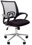 Офисное кресло Chairman 696 хром (ткань/сетка) фото