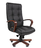 Офисное кресло Chairman 424 WD (натуральная кожа/экокожа, мультиблок) фото