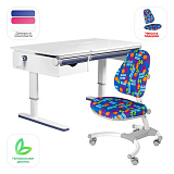 Комплект Kinderzen Wunderkind Multicolor Lite парта + кресло